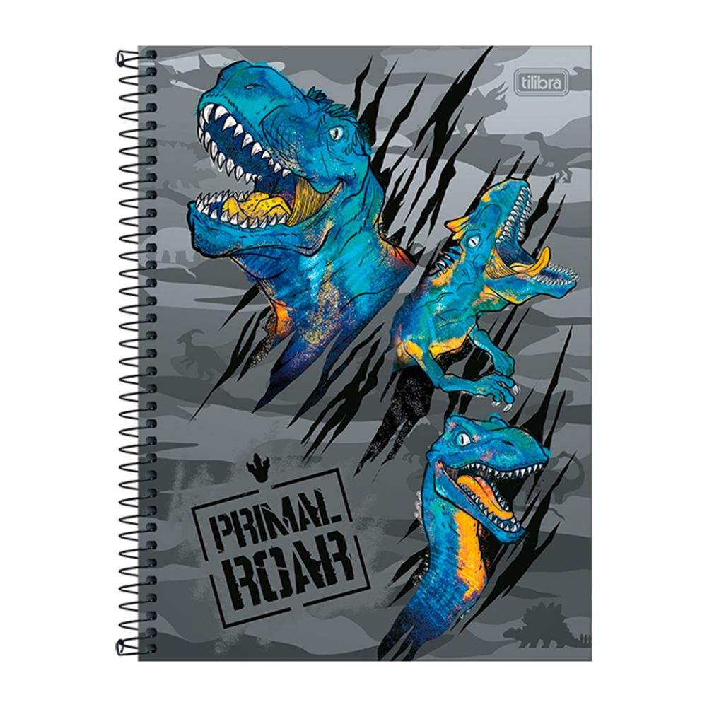 Caderno Universitário 1 Matéria Raptor Espiral Capa Dura 80fls Tilibra 2675