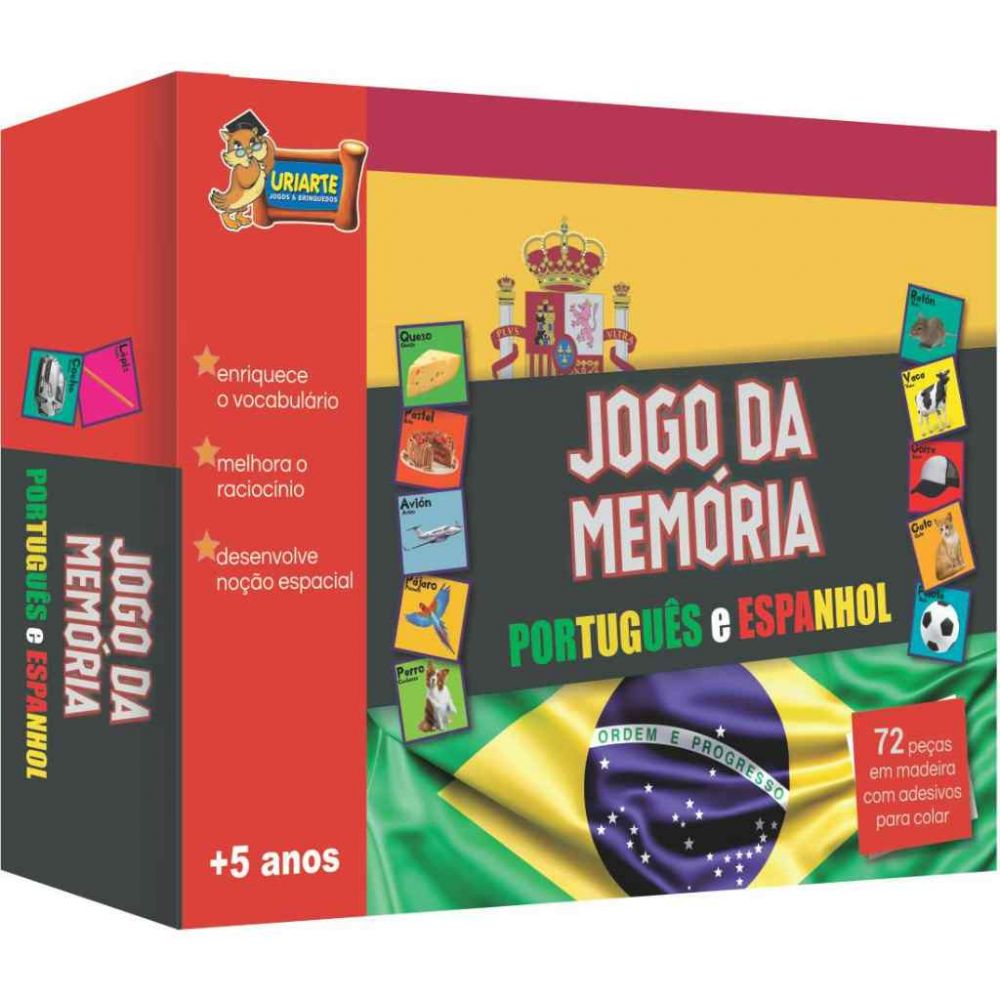 Jogo da Memoria Portugues/Espanhol (Uriarte)