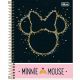 Caderno Colegial 10 Matérias Minnie Espiral Capa Dura 160fls (Tilibra) 1