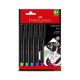 Caneta Hidrografica 1.0mm Supersoft Pen 5 Cores (Faber Castell) 1